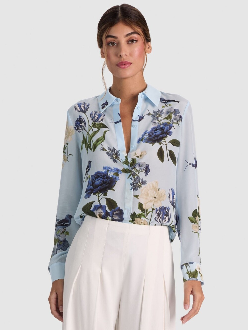 Alice + Olivia WILLA PLKT TOP SHIRT